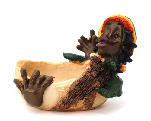 Rasta jamaican man holding - jamaican,