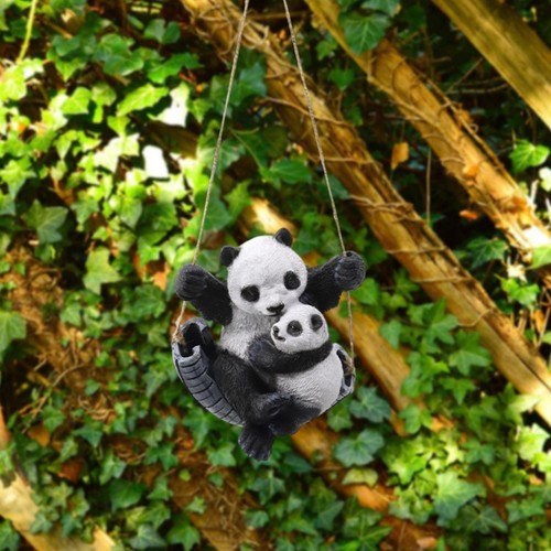 Sculpture panda suspendue - sculpture,