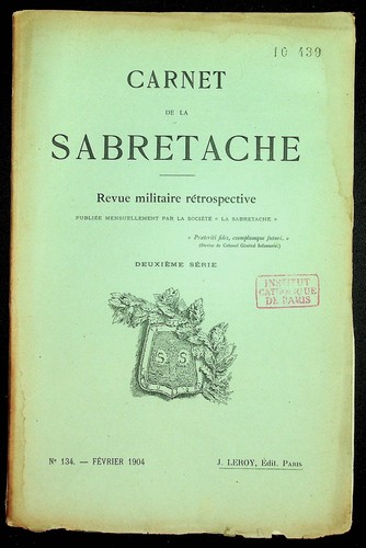 Carnet sabretache - de, la