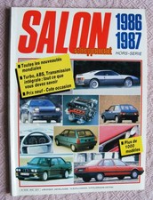 REVUE AUTOMOBILE "SALON Echappement" 1986-1987