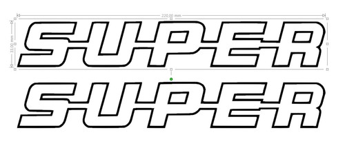 Stickers super scania - super,