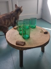 Sellette tripode rustique brut Auvergnate.