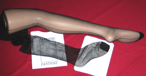 Collant couture talon - couture, nu