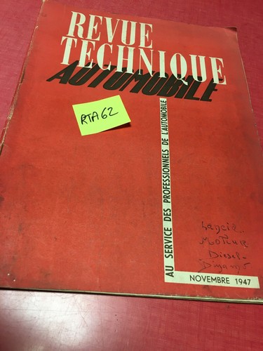 Revue technique automobile - revue,