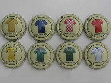 S. de 8 capsules  Champagne JEAN DESPRET, FOOT  BRESIL 2014  1ère série