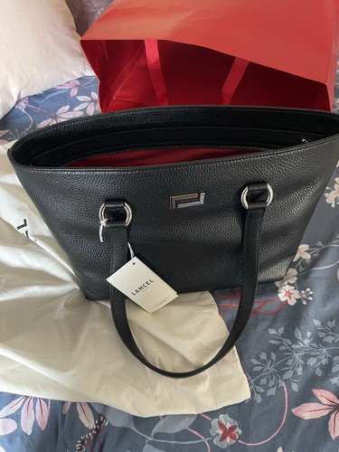 Lancel sac cabas cuir grainé
