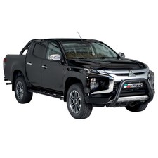 Pare-buffle Avant pour Mitsubishi L200 2019-2025 76 mm en Acier Noir