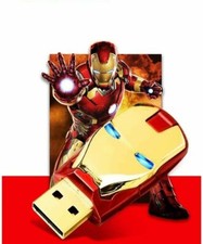 Clé USB 2.0 Flash Drive 32GO Memoire Thumb Stick Led Iron man