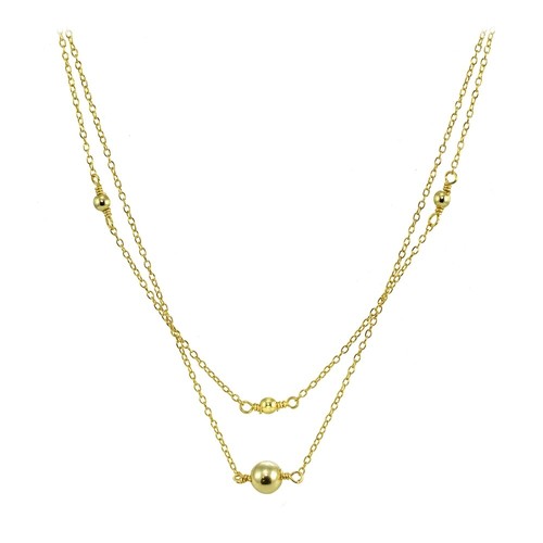Poli balle superposé collier - balle,