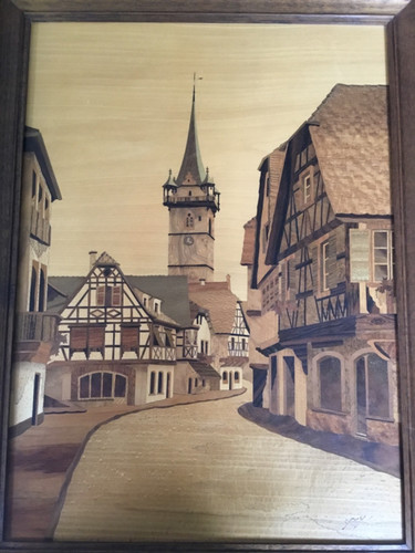 Tableau marqueterie - tableau,