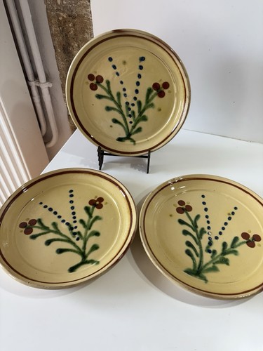 Assiette terre cuite - 3, en