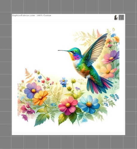 Hummingbird 100 cotton - cotton, fabric