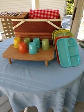 Vintage Picnic Basket 