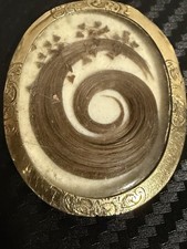 ANCIEN RELIQUAIRE CHEVEUX DE