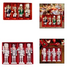 Lot de 4 figurines de Noël en