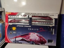 COFFRET MEHANO LE THALYS  4 ELEMENT RAIL TRANSFO  FONCTIONNE EN BOITE