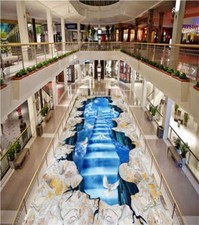 Pigeons Du Ciel Bleu 3D Sols