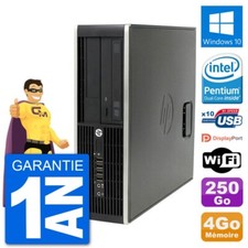 PC HP Compaq Pro 6300 SFF Intel G630 RAM 4Go Disque Dur 250Go Windows 10 Wifi