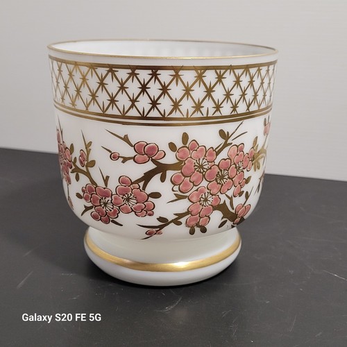 Vase cache pot - cache, opaline