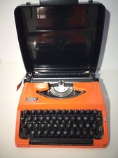 Machine à Ecrire Brother 210 Orange et Noire