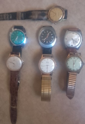 Lot montres anciennes 6 - de, 7