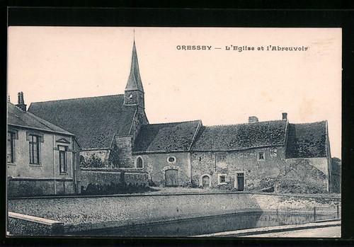 Cpa gressey eglise - cpa, l´eglise