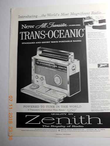 Advertisement zenith the - zenith,