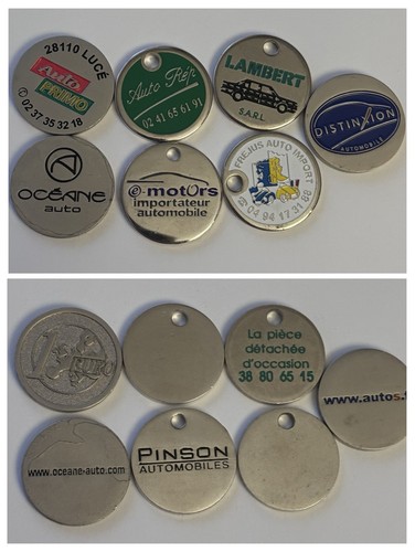 Lot jetons de caddie - lot,