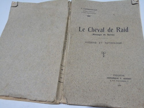 Livre ancien cheval de - livre,