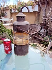 Ancienne lanterne cuivre et - en,