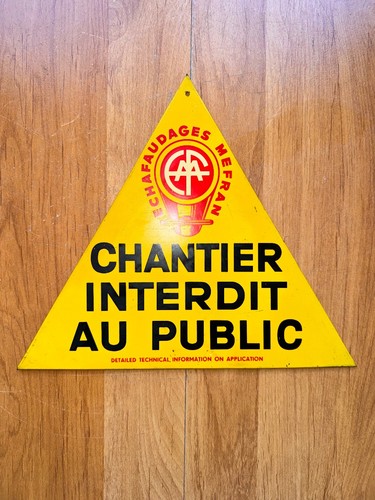 Plaque tôle triangulaire