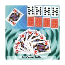 Les Cartes Folles en Bicycle a dos Rouge ou Bleu Tour de magie 