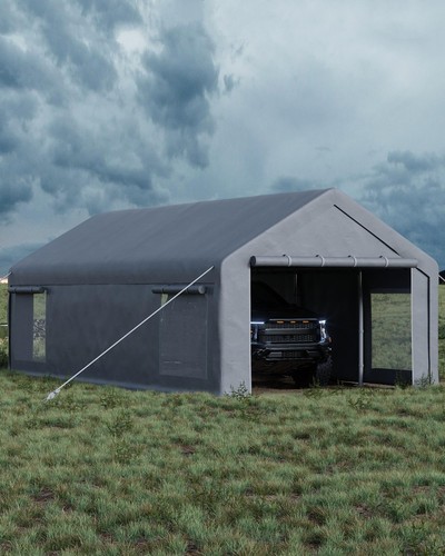 13x25ft portable carport - 13x25ft,