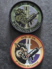 Patch Ecusson Militaire  24e Régiment D Infanterie 3e Cie 2e Section De Combat