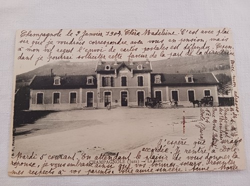 Champagnole gare 1904 - champagnole, la
