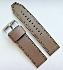 FOSSIL Original Bracelet En Cuir De Remplacement JR1419 Pour Montre Gris 24 Mm