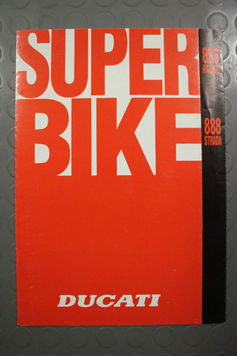 Publicité brochure ducati - publicité, 888
