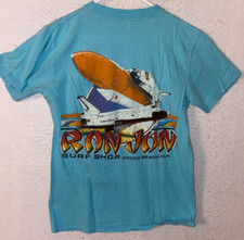 Vtg 80's T-Shirt RON JON Surf