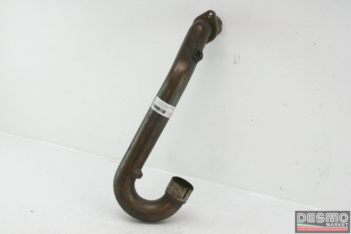 Vertical exhaust manifold pipe