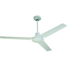 FARELEK SEYCHELLES Blanc Ventilateur de plafond réversible diam. 122 cm - 65W - 