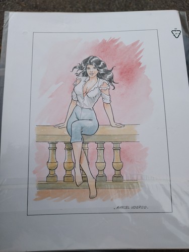 Dessin original couleur uderzo - couleur,