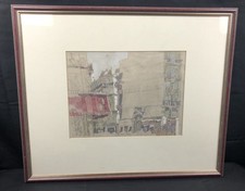 Dessin crayon et aquarelle -