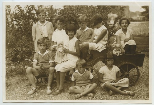 Groupe enfants sur un - groupe,