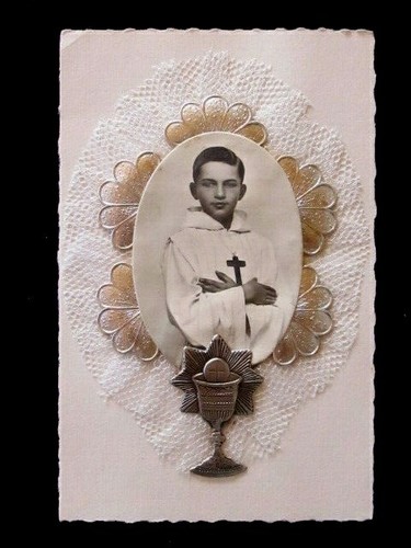 Carte communion ancienne - ,