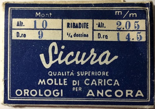 Sicura 1 ressort - sicura,
