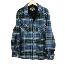 Freedom Foundry Sherpa Lined Flannel Shirt USA XXL Plaid Long Sleeve Button Up