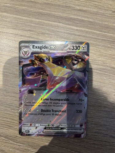 Carte pokémon exagide - carte,