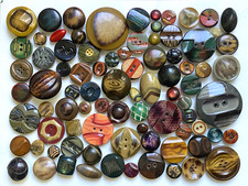 Lot de 84 boutons vintage -