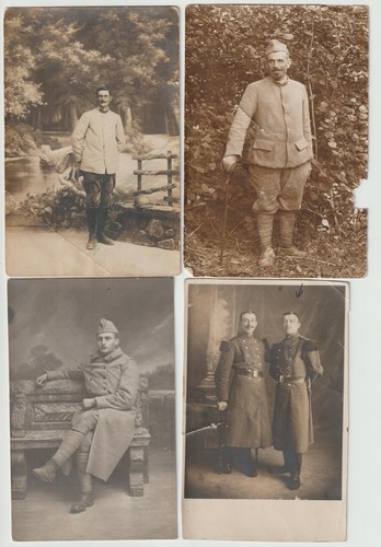 Lot carte photo poilus - photo,