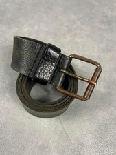 Ceinture cuir marron vintage